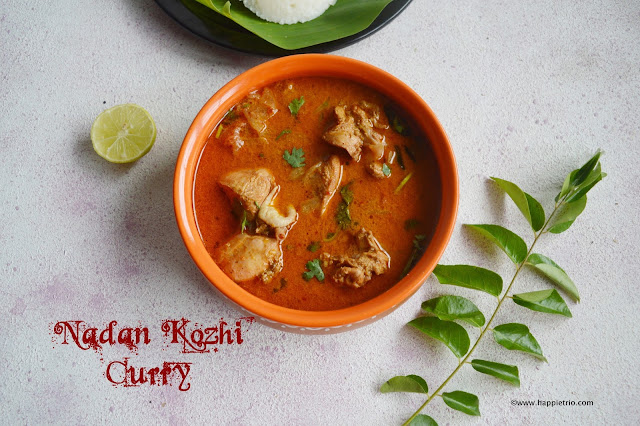 Nadan Kozhi Curry | Nadan Chicken Curry | Kerala Style Chicken Curry
