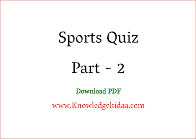 Sports Quiz Part - 2