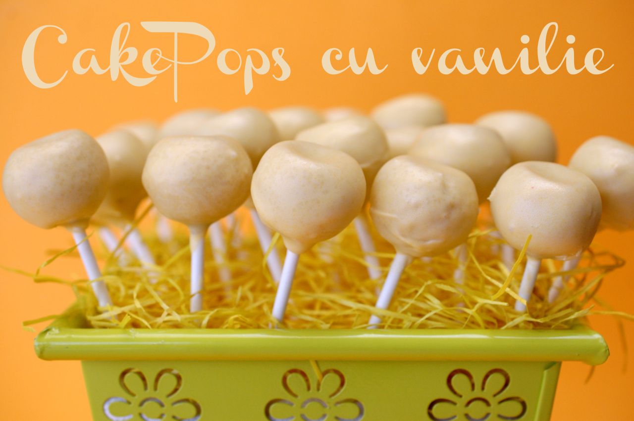 Cake pops cu vanilie