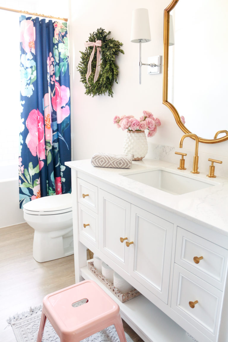 The Prettiest Floral Shower Curtain For Your Bathroom Entirely