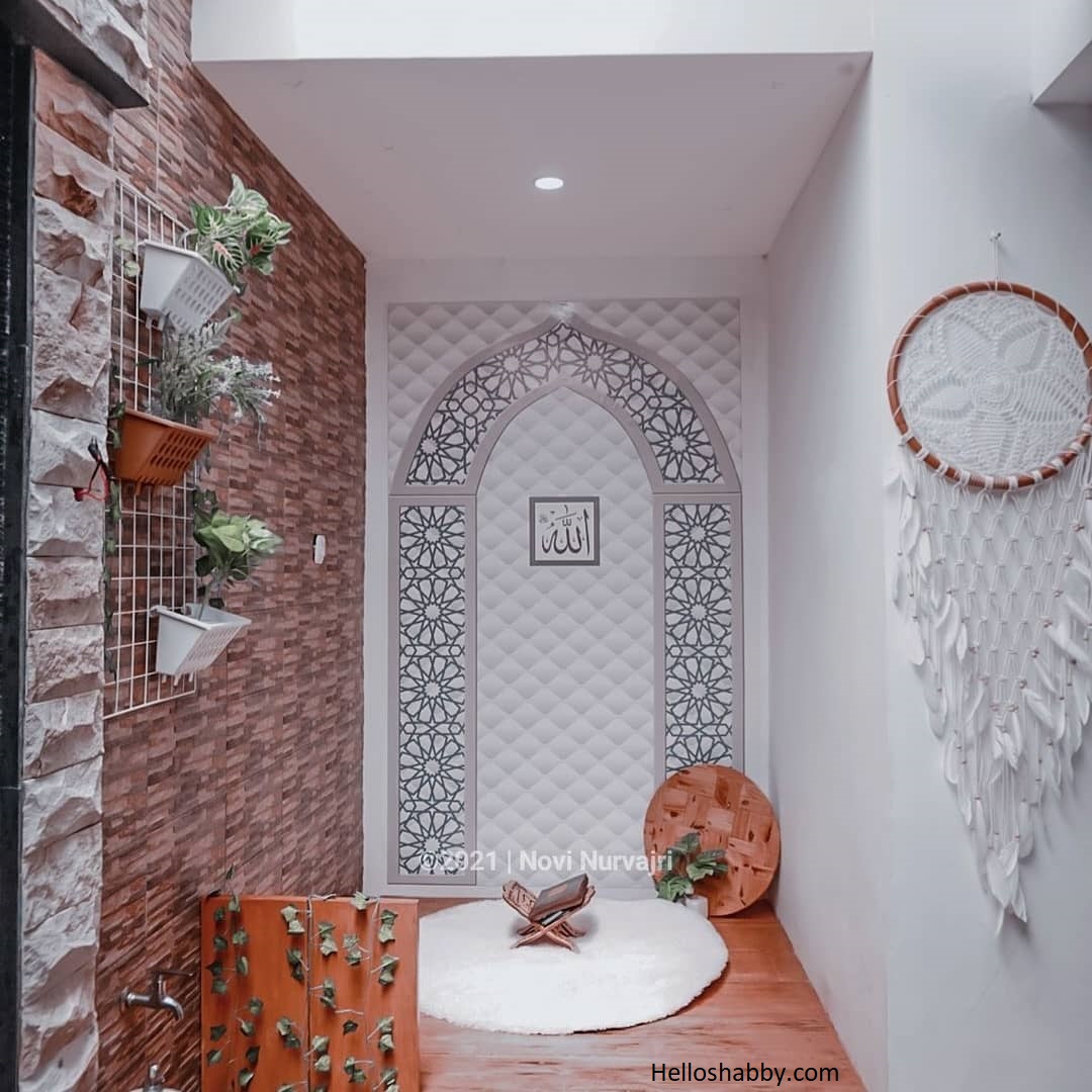 Desain Rumah Modern 12 x 12 M dengan 4 Kamar Tidur dan Musola. Aman dan