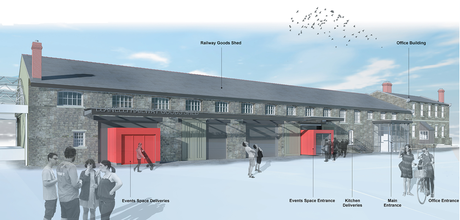 Another giant step forward for Goods Shed project in Llanelli