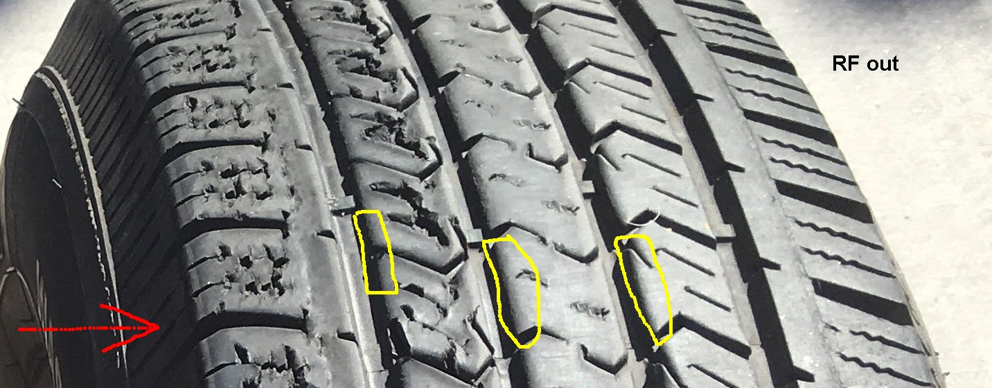 RV Tire Safety: Belt Separation or not on a towed vehicle?