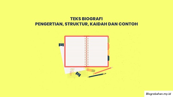Materi Bahasa Indonesia Teks Biografi - Pengertian, Struktur, Kaidah dan Contoh