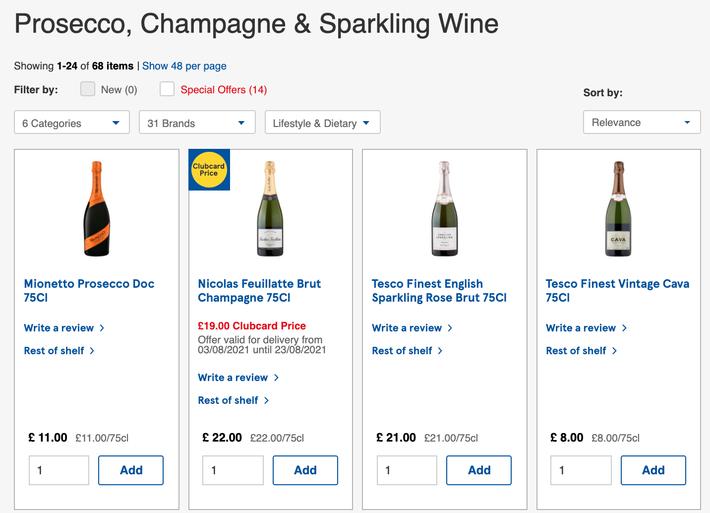Tesco Prosecco offer Which supermarket sells the best Prosecco?
