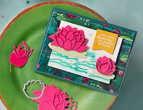 13 Stampin' Up! Sale-a-Bration 2020 Lovely Lily Pad Stamp Set + Lily Pad Dies + Lily Impressions Designer Paper Projects #stampinup #saleabration