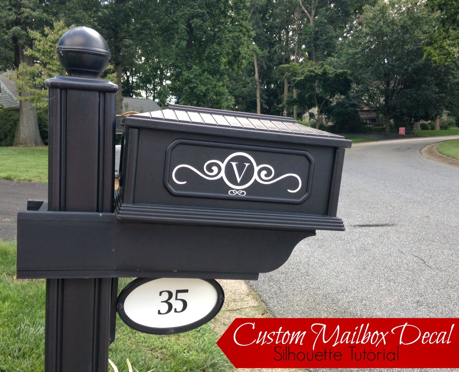 DIY Custom Mailbox Decals (Silhouette Tutorial) Silhouette School