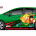 Cutting Sticker Mobil Anime