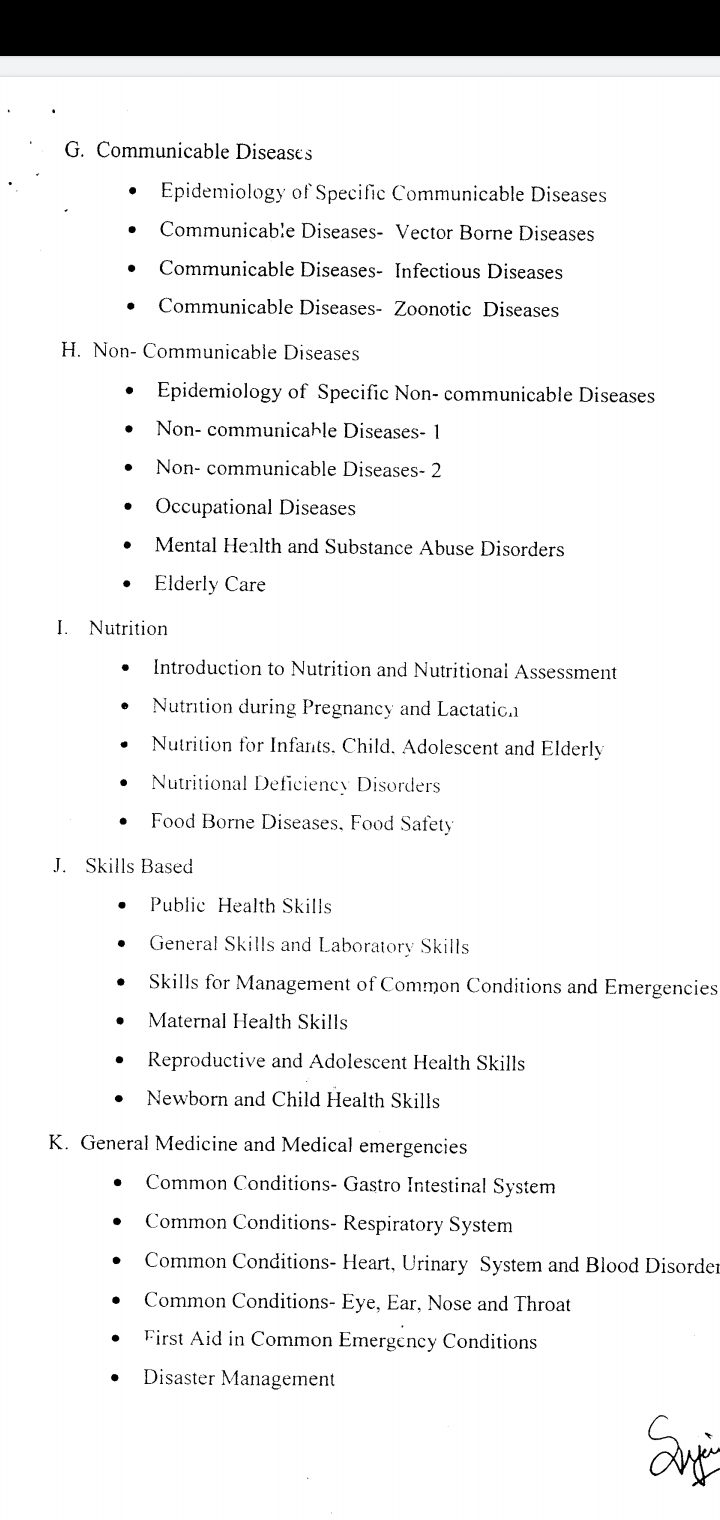 COMMUNITY HEALTH OFFICER 202021 SYLLABUS NURSING GOOD NEWS