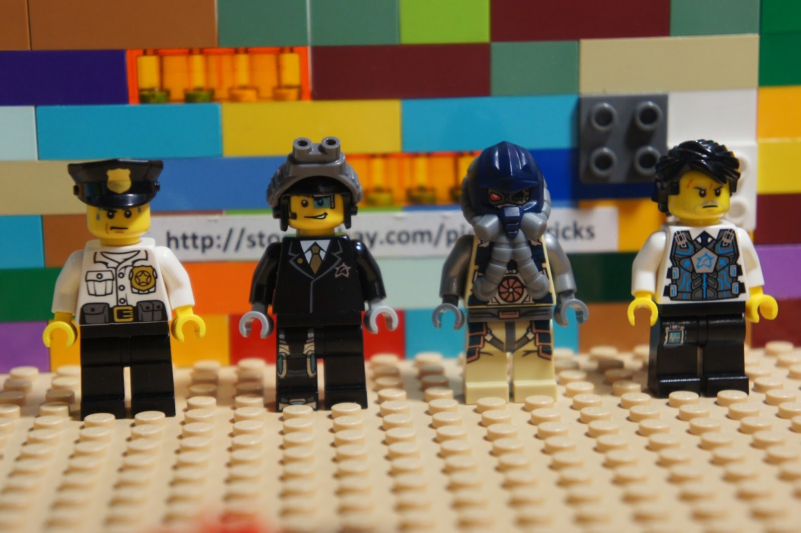 LEGO Ultra Agents 4x Minifigs - Astor Guard - Jack Fury - Curtis Bolt ...