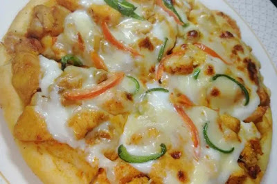 Chicken tikka pizza recipe