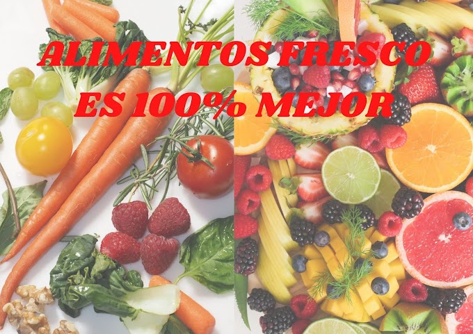 La importancia de comer verduras y frutas frescas