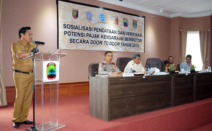 Tunggakan PKB Rp1,2 Triliun, Bapenda Lampung Sosialisasi Pendataan dan Verifikasi Potensi Penerimaan Pajak Di Lamsel.