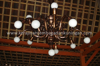 Lampu Tembaga | Lampu Robyong Tembaga Kuningan