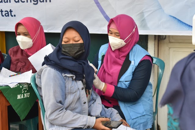 Serbuan Vaksinasi Kodam IV/Diponegoro Sasar Pelajar MA MTs NU Mranggen