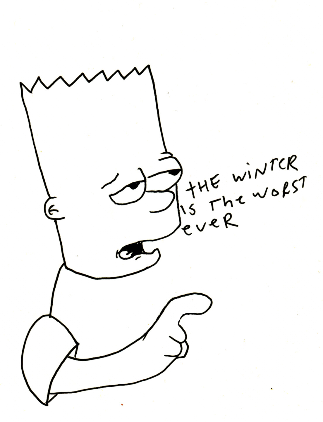 bart simpson tells it like it is