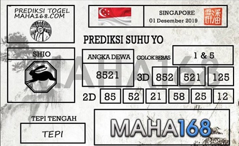 Singapore 01 Desember 2019 Syair Togel - Forum Kode Syair Sgp