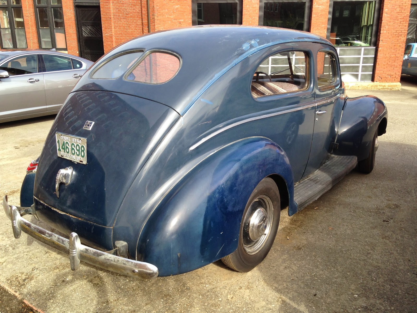 autoliterate 1940 Ford Deluxe, Biddeford Maine