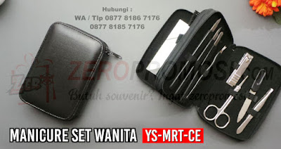 SOUVENIR Potong Kuku, Barang Promosi Manicure Set Wanita MRT-CE, MANICURE SET Wanita Cover Kulit Hitam Kode Produk YS-MRT-CE, Set Manikur & Aksesoris Murah, souvenir pernikahan murah mani padi, Manicure Set Exclusive dengan harga terjangkau