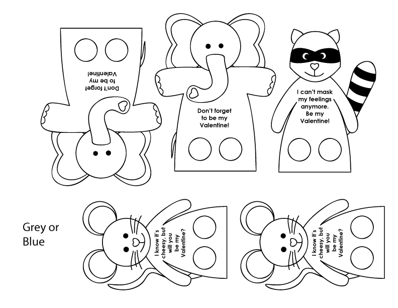 family-finger-puppets-coloring-pages-sketch-coloring-page