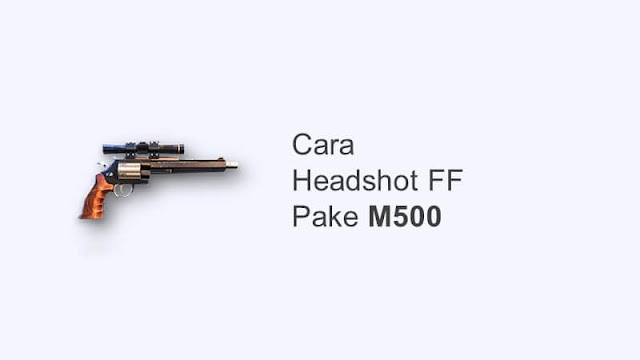 cara headshot ff pake shotgun