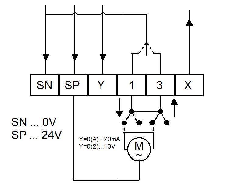 0 10 схема. Привод ame 30 Данфосс. Схема подключения привода. Привод AVR 152 Danfoss. Схема подключения привода 12 вольт.