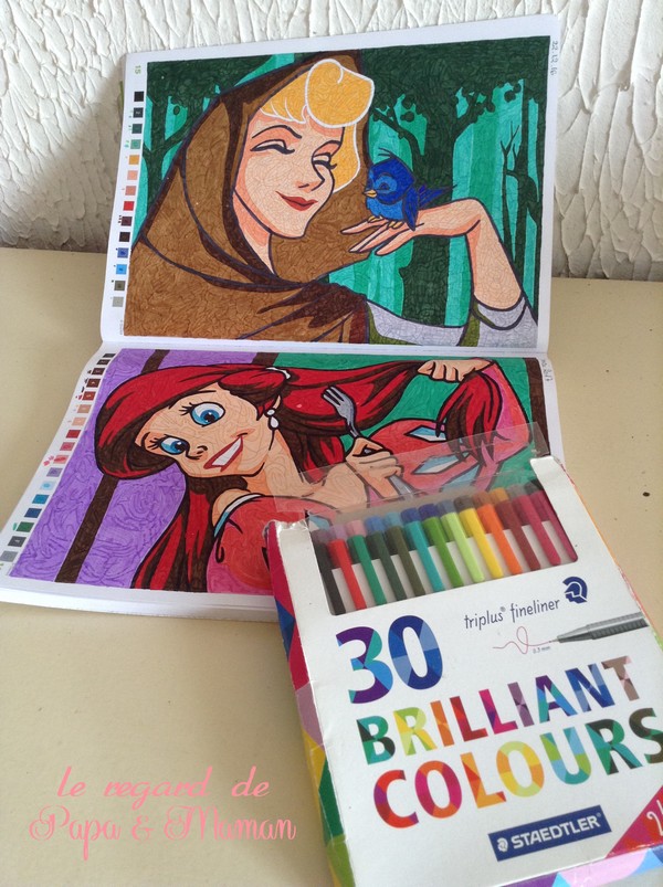 Le regard de papa et maman: Coloriage avec les feutres et crayons Staedtler  [Avis] [Test]