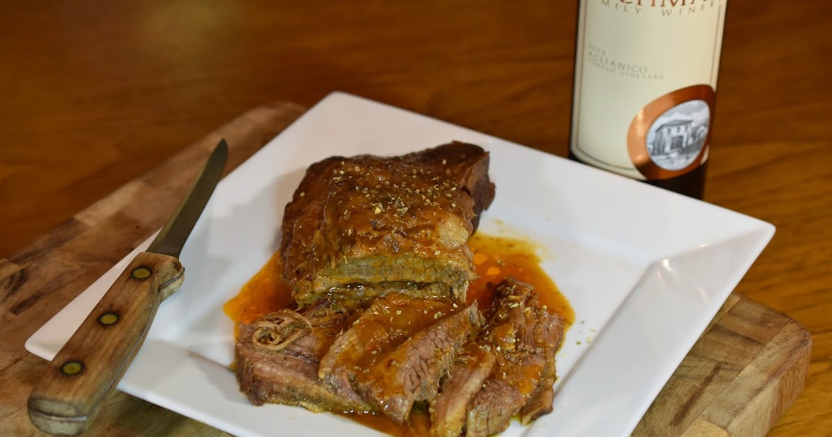 Cooking to the Wine Duchman Family Winery Texas Aglianico with Instant Pot Brisket Somm's Table