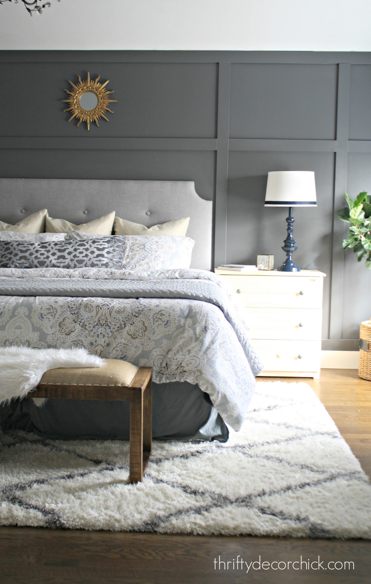 How to make a DIY tufted headboard