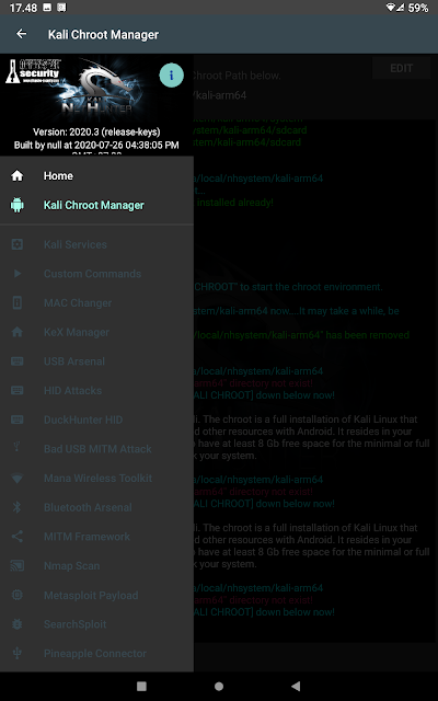 kali linux nethunter install