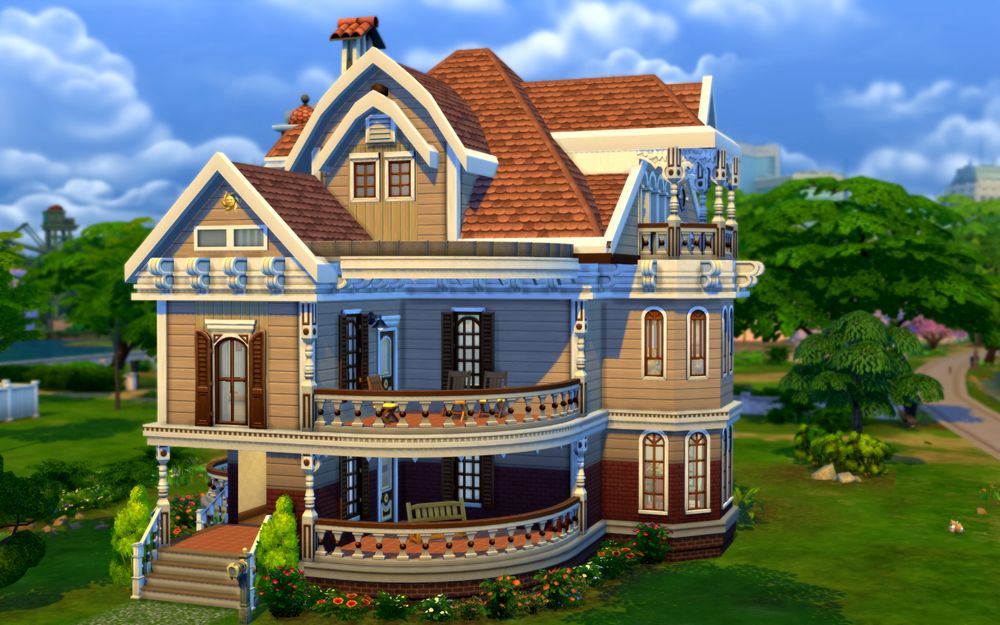 บ้านสวยๆ น่ารักๆ The Sims 4 house The Sims 4