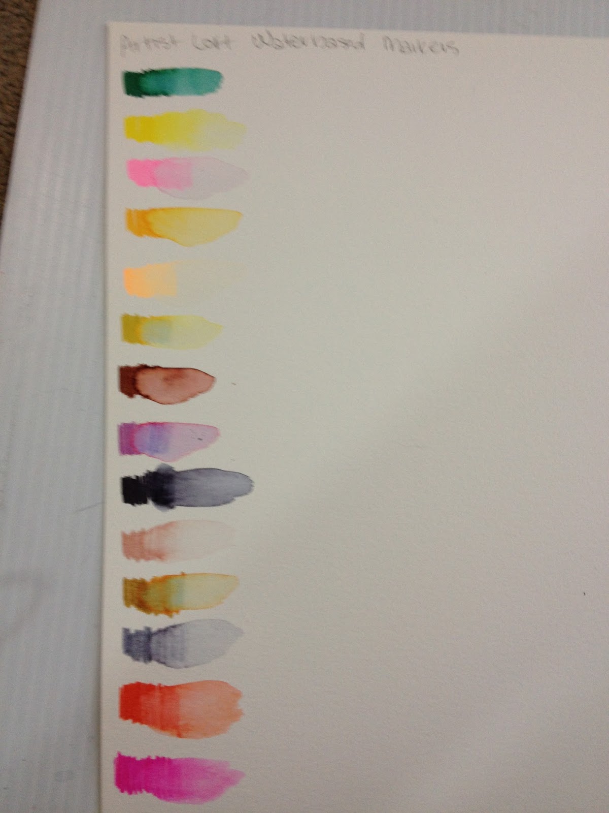 5 Reasons to Try The Artist's Loft Watercolor Markers - Swatch & Demo — A  painted page