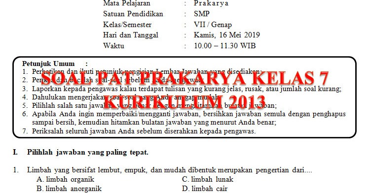 Soal Bahasa Lampung Kelas 8 Semester 1 Dan Kunci Jawaban Peranti Guru
