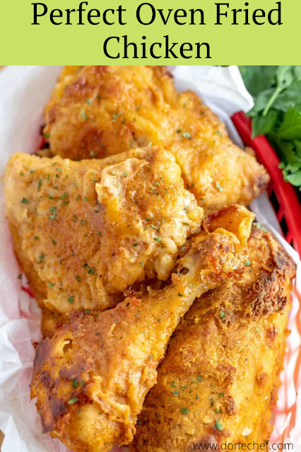 Perfect Oven Fried Chicken