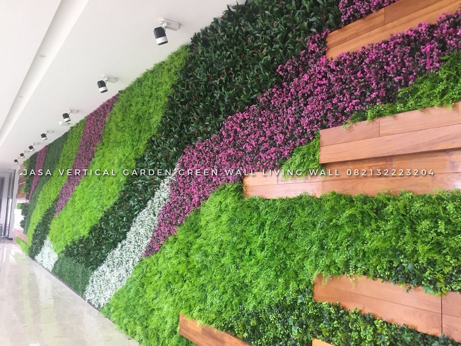 22 CONTOH ARTIFICIAL PLANT ATAU VERTICAL GARDEN SINTETIS JASA