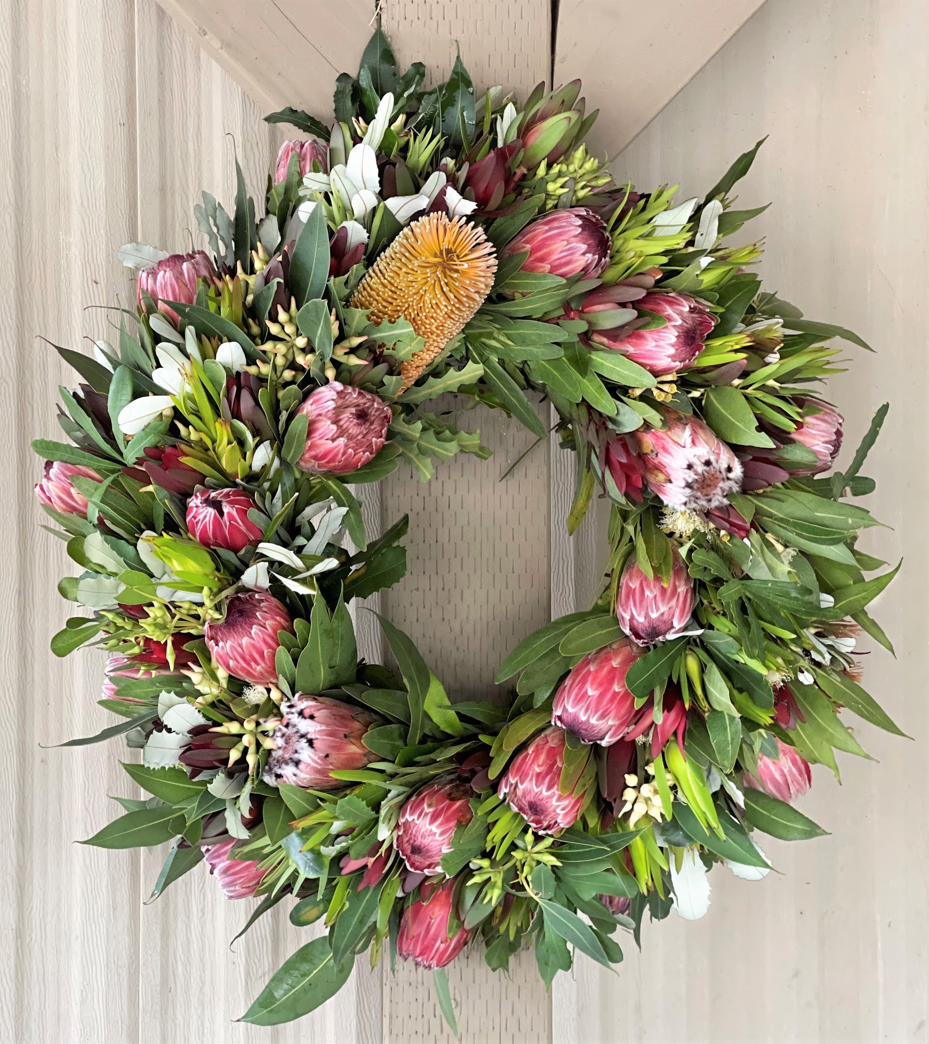 A Passion for Flowers How to Care for Your Protea Wreath