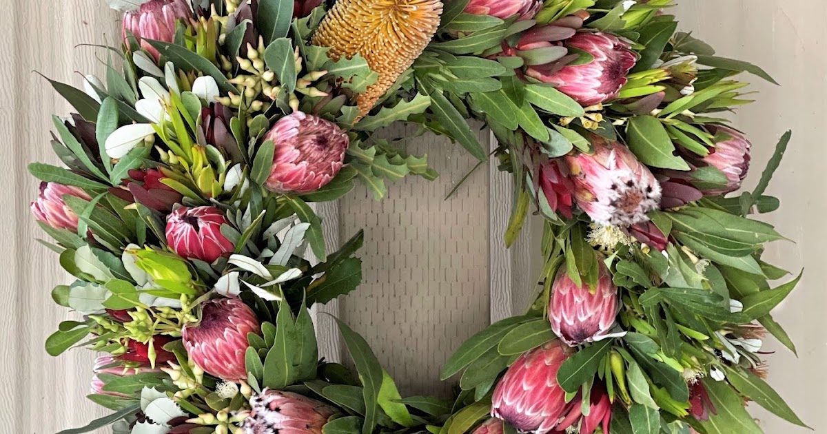 A Passion for Flowers How to Care for Your Protea Wreath