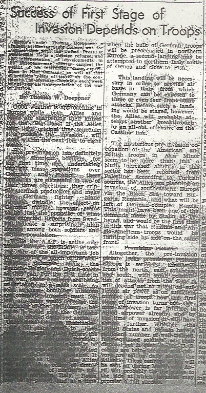 We Re Not In Kansas Anymore March 12 1944 Festung Europa