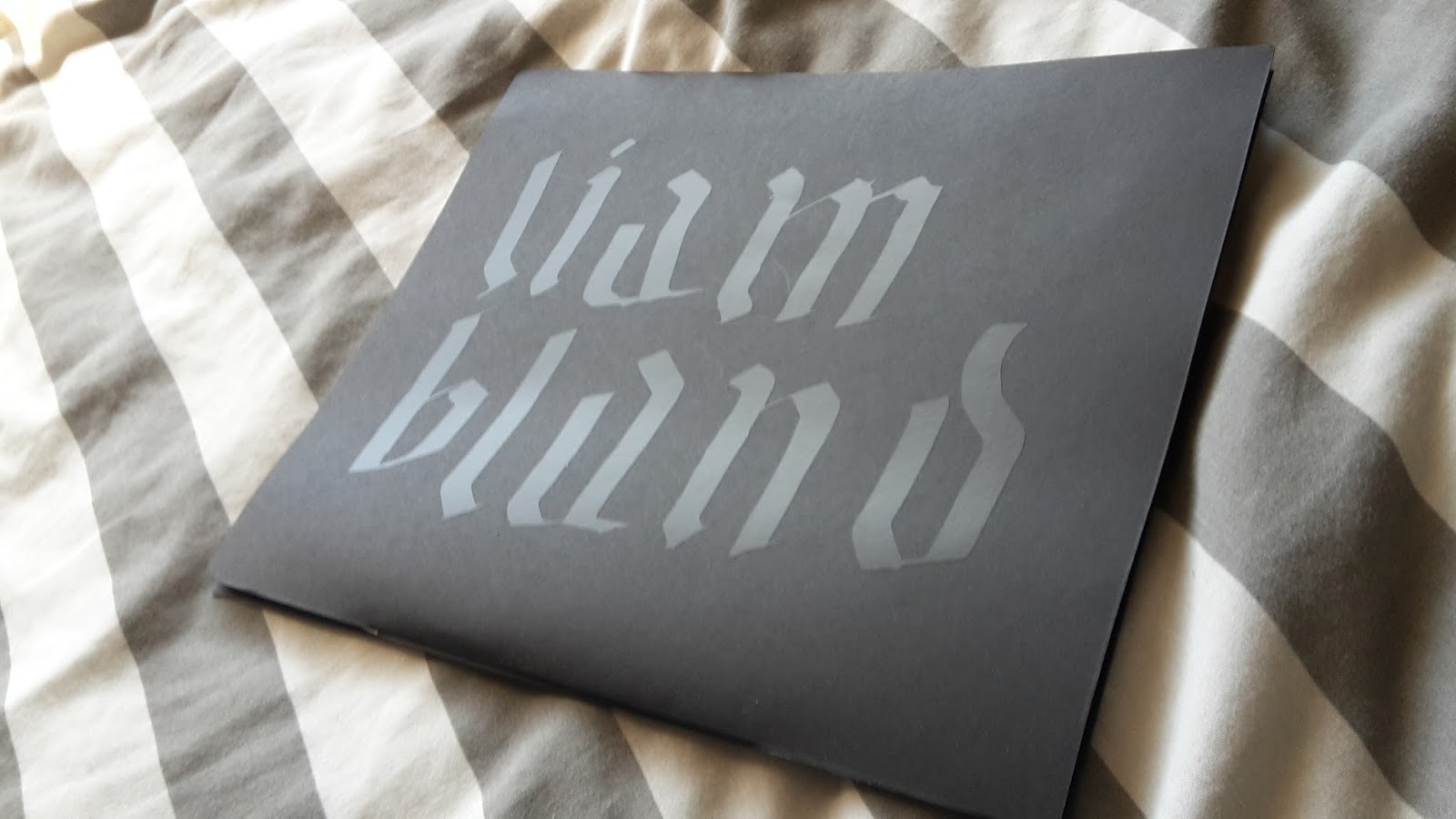 Paper Project Vinyl Lettering & Book Binding