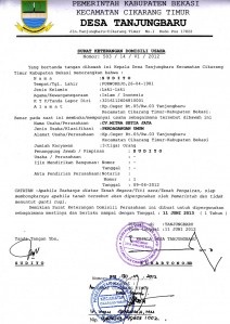 Contoh Surat Domisili Cikarang Contoh Surat Dan Formatnya