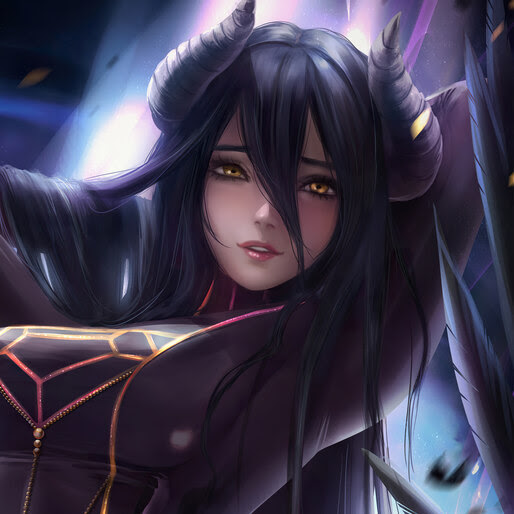 36+ Albedo Overlord Anime Characters Gif