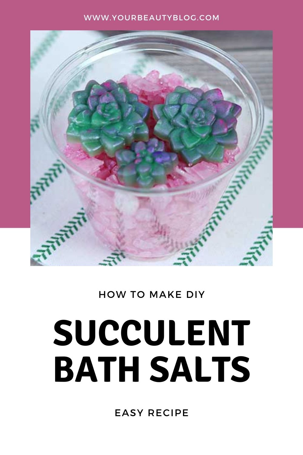 How to Make Colored Bath Salts Everything Pretty