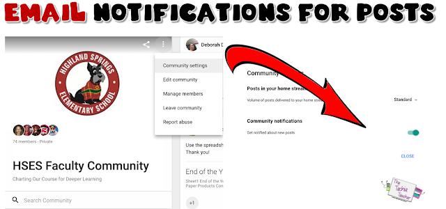 Using Google Plus Community for Staff Communication in Schools