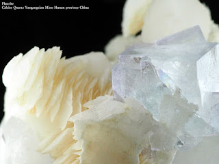 フローライト クォーツ カルサイト Fluorite Calcite Quartz Yaogangxian Mine Hunan province China