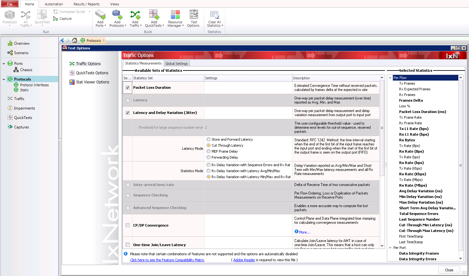 How to measure Latency and jitter For Traffic