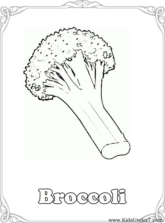 vegtable coloring pages - photo #9