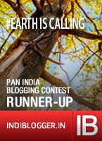 Runner-Up in Earth is Calling Contest by IndiBlogger