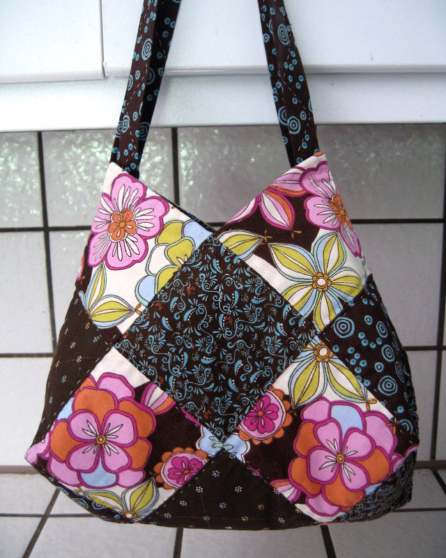 Patchwork Bag of Squares ~ DIY Tutorial Ideas!