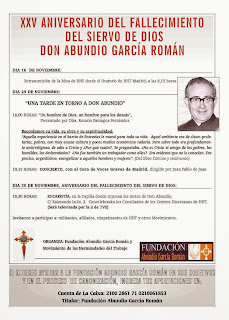 XXV Aniversario del Fallecimiento del Siervo de Dios Abundio García Román