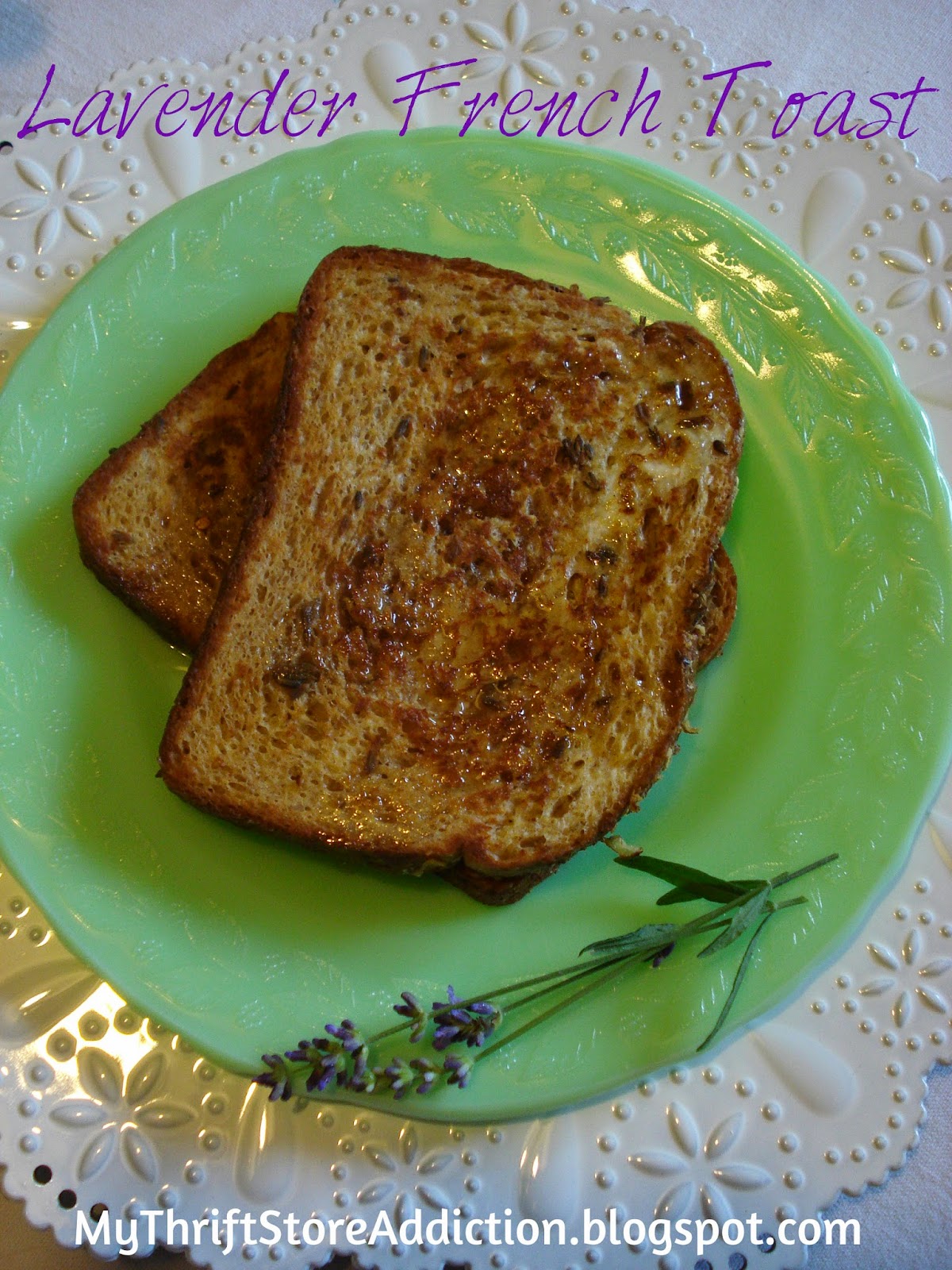 My Thrift Store Addiction Secret Garden Lavender French Toast